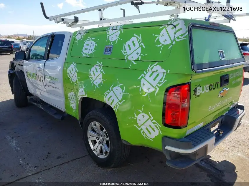 1GCHSCEAXL1221698 2020 Chevrolet Colorado 2Wd Long Box Lt