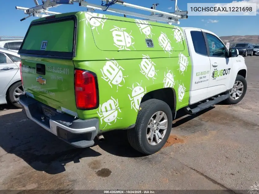 1GCHSCEAXL1221698 2020 Chevrolet Colorado 2Wd Long Box Lt