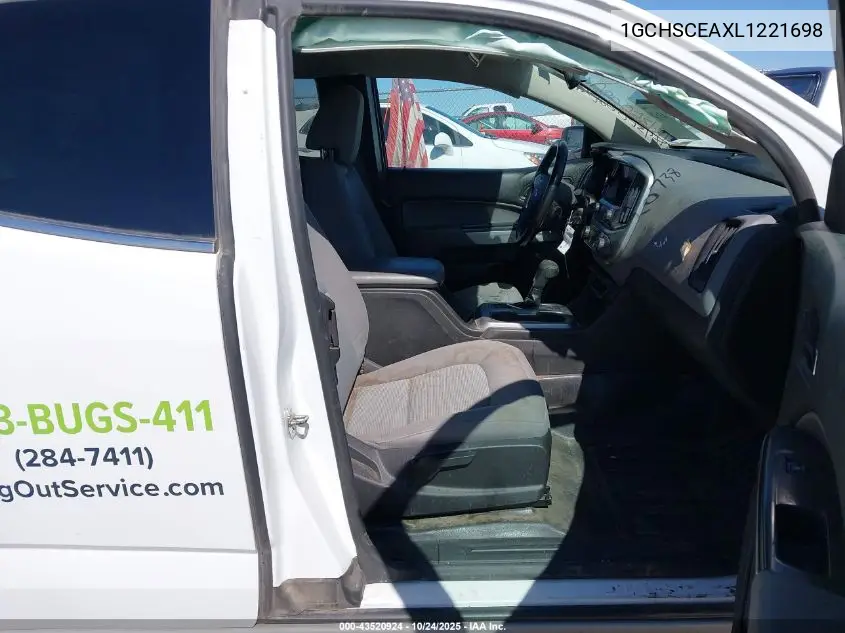 1GCHSCEAXL1221698 2020 Chevrolet Colorado 2Wd Long Box Lt