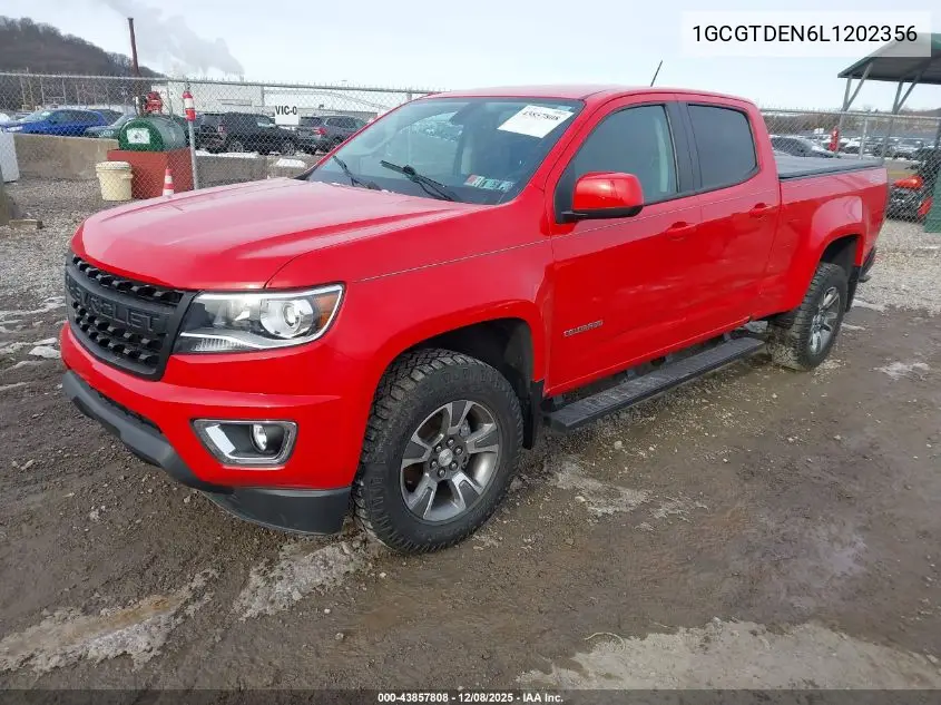 1GCGTDEN6L1202356 2020 Chevrolet Colorado 4Wd Long Box Z71