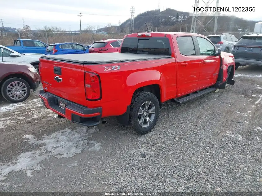 1GCGTDEN6L1202356 2020 Chevrolet Colorado 4Wd Long Box Z71