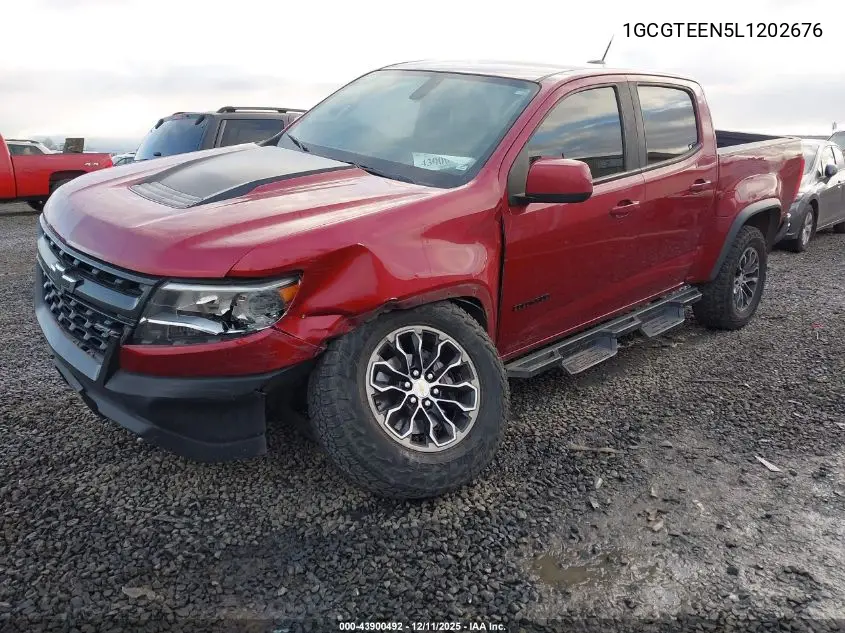 1GCGTEEN5L1202676 2020 Chevrolet Colorado 4Wd Short Box Zr2