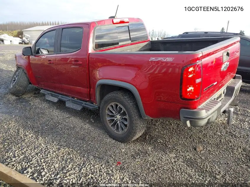 1GCGTEEN5L1202676 2020 Chevrolet Colorado 4Wd Short Box Zr2