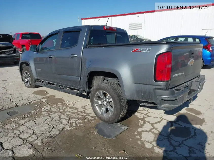 1GCGTDEN2L1219722 2020 Chevrolet Colorado 4Wd Short Box Z71