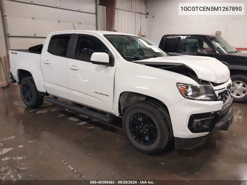 1GCGTCEN5M1267890 2021 Chevrolet Colorado 4Wd Short Box Lt