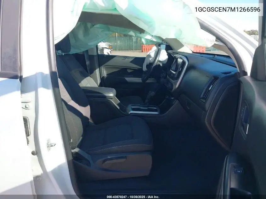 1GCGSCEN7M1266596 2021 Chevrolet Colorado 2Wd Long Box Lt
