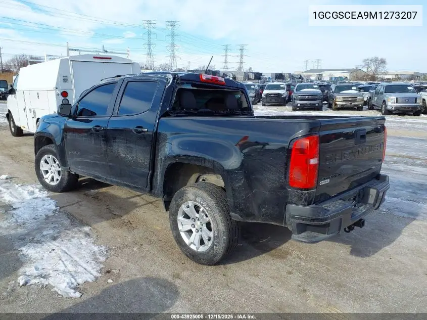 1GCGSCEA9M1273207 2021 Chevrolet Colorado 2Wd Short Box Lt
