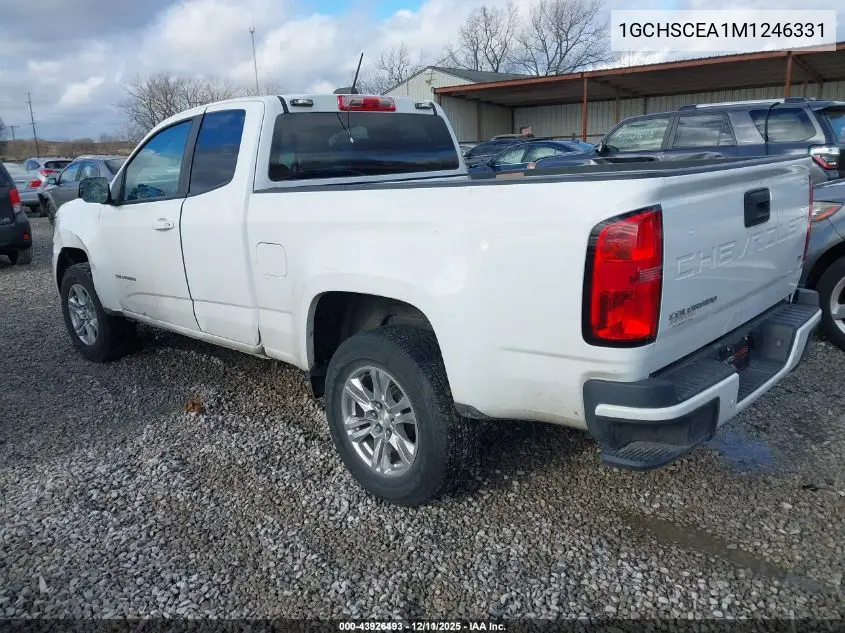 1GCHSCEA1M1246331 2021 Chevrolet Colorado 2Wd Long Box Lt