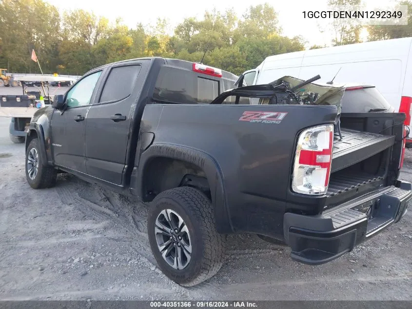 1GCGTDEN4N1292349 2022 Chevrolet Colorado Z71