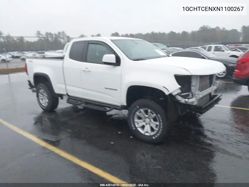 1GCHTCENXN1100267 2022 Chevrolet Colorado 4Wd Long Box Lt