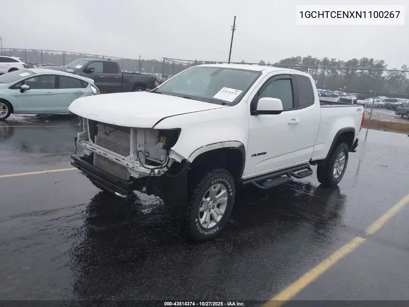 1GCHTCENXN1100267 2022 Chevrolet Colorado 4Wd Long Box Lt