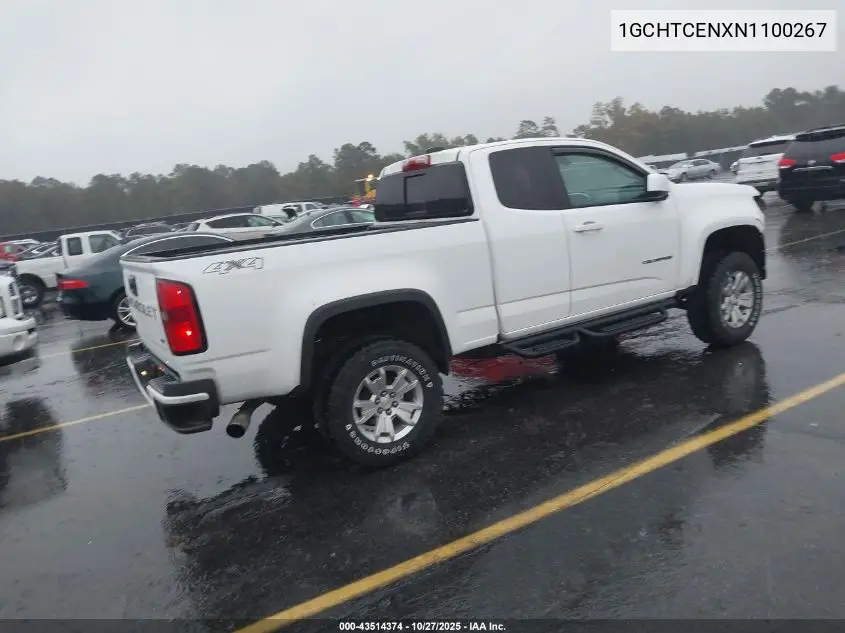 1GCHTCENXN1100267 2022 Chevrolet Colorado 4Wd Long Box Lt