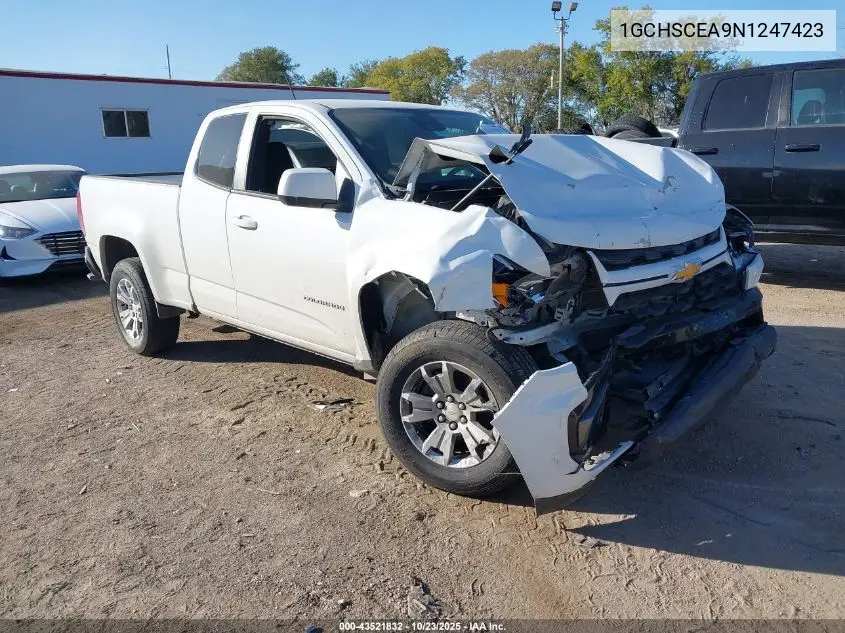 1GCHSCEA9N1247423 2022 Chevrolet Colorado 2Wd Long Box Lt
