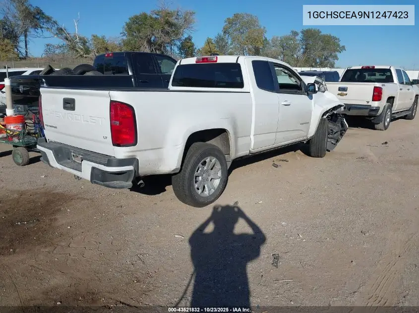 1GCHSCEA9N1247423 2022 Chevrolet Colorado 2Wd Long Box Lt