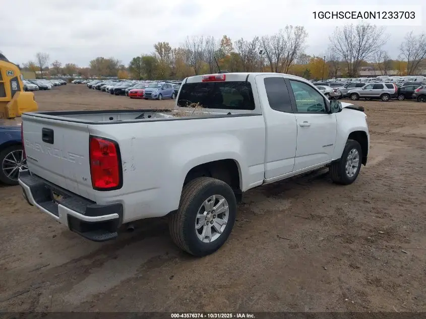 1GCHSCEA0N1233703 2022 Chevrolet Colorado 2Wd Long Box Lt