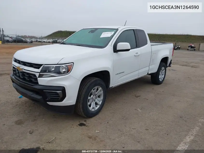 1GCHSCEA3N1264590 2022 Chevrolet Colorado 2Wd Long Box Lt