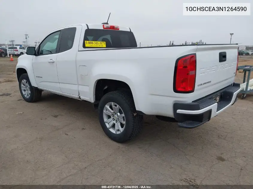 1GCHSCEA3N1264590 2022 Chevrolet Colorado 2Wd Long Box Lt