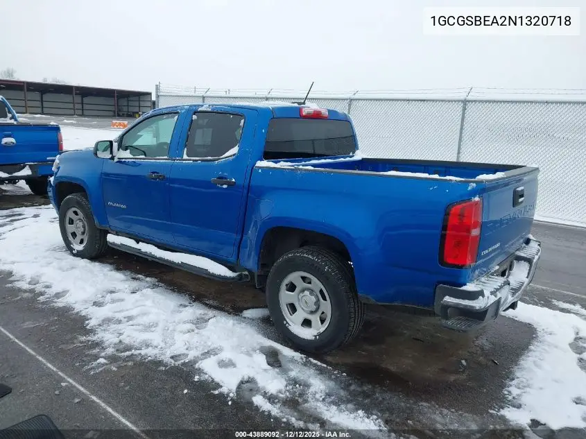 1GCGSBEA2N1320718 2022 Chevrolet Colorado 2Wd Short Box Wt
