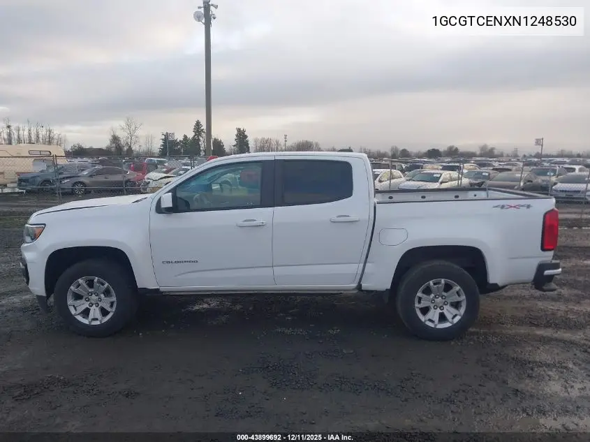 1GCGTCENXN1248530 2022 Chevrolet Colorado 4Wd Short Box Lt