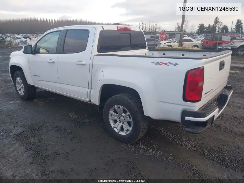 1GCGTCENXN1248530 2022 Chevrolet Colorado 4Wd Short Box Lt