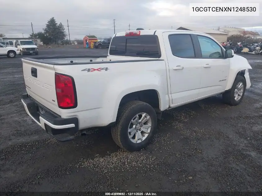 1GCGTCENXN1248530 2022 Chevrolet Colorado 4Wd Short Box Lt