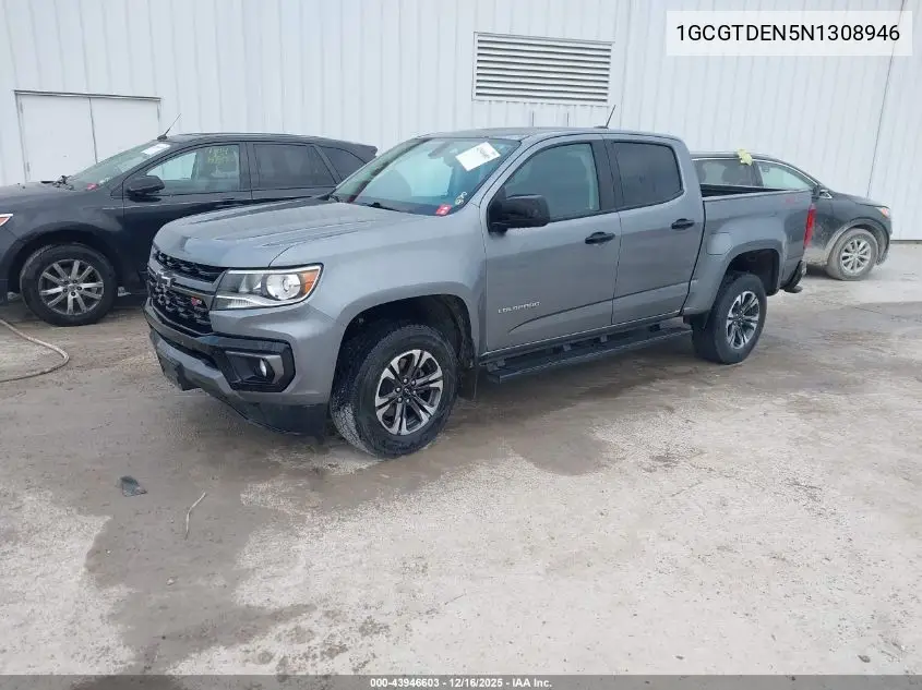 1GCGTDEN5N1308946 2022 Chevrolet Colorado 4Wd Short Box Z71