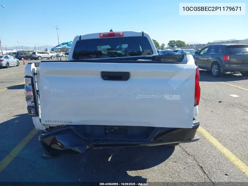 1GCGSBEC2P1179671 2023 Chevrolet Colorado 2Wd Short Box Wt