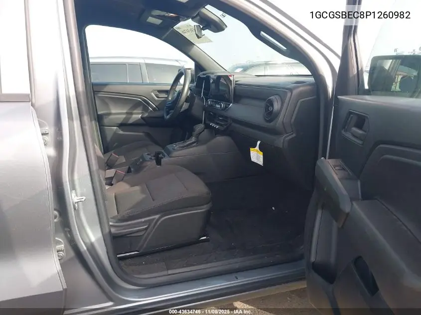 1GCGSBEC8P1260982 2023 Chevrolet Colorado 2Wd Short Box Wt