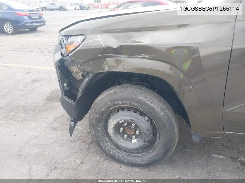 1GCGSBEC6P1265114 2023 Chevrolet Colorado 2Wd Short Box Wt