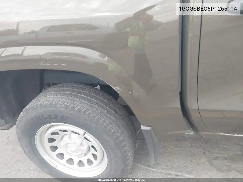 1GCGSBEC6P1265114 2023 Chevrolet Colorado 2Wd Short Box Wt