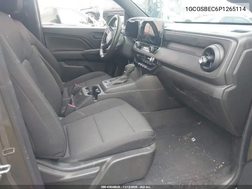 1GCGSBEC6P1265114 2023 Chevrolet Colorado 2Wd Short Box Wt