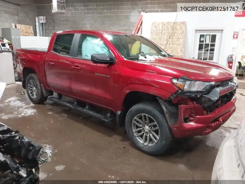 1GCPTCEK0P1251767 2023 Chevrolet Colorado 4Wd Short Box Lt