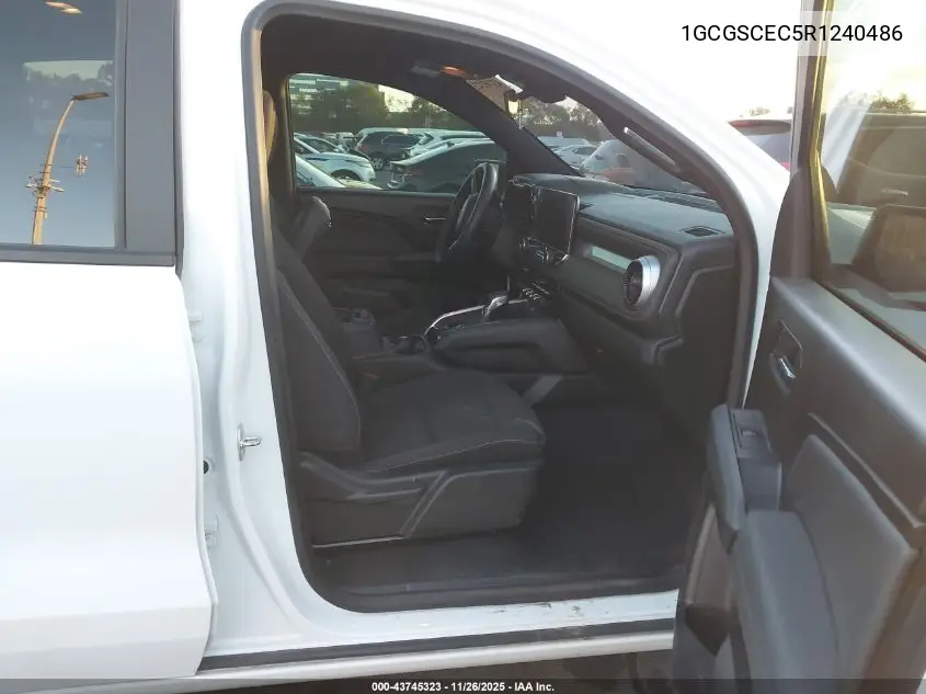 1GCGSCEC5R1240486 2024 Chevrolet Colorado 2Wd Lt