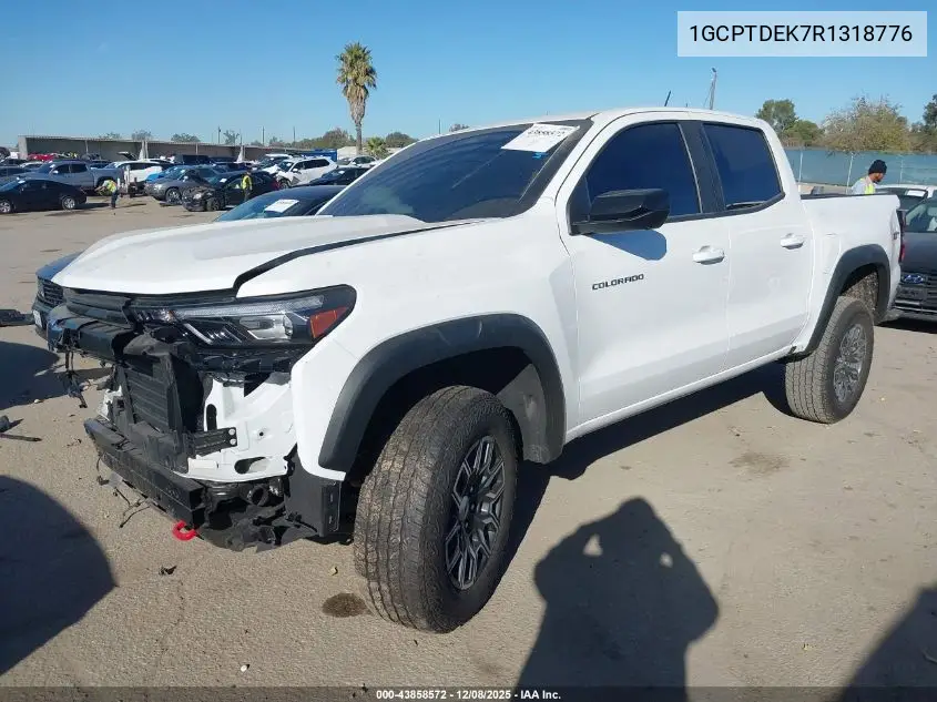 1GCPTDEK7R1318776 2024 Chevrolet Colorado 4Wd Z71