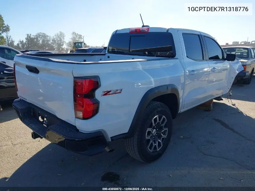 1GCPTDEK7R1318776 2024 Chevrolet Colorado 4Wd Z71