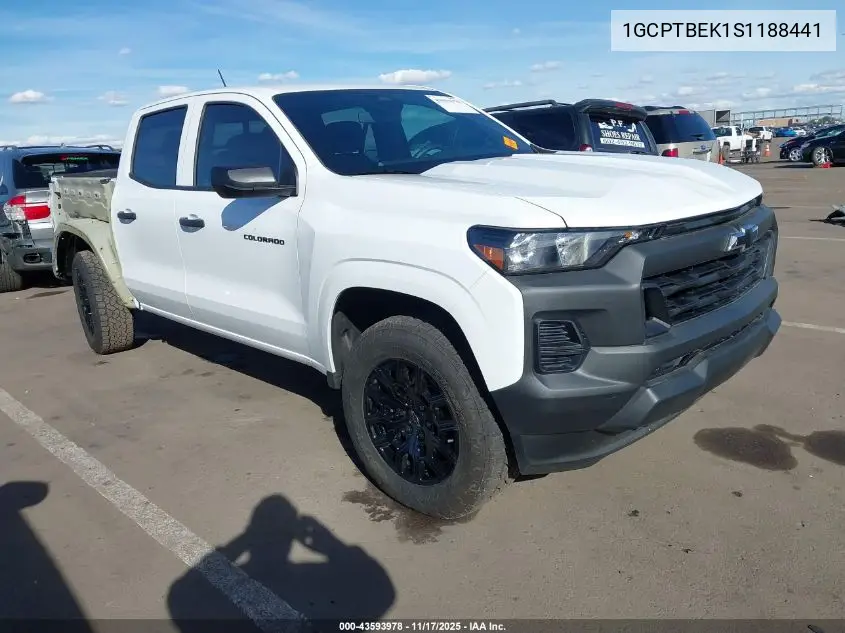 1GCPTBEK1S1188441 2025 Chevrolet Colorado 4Wd Wt