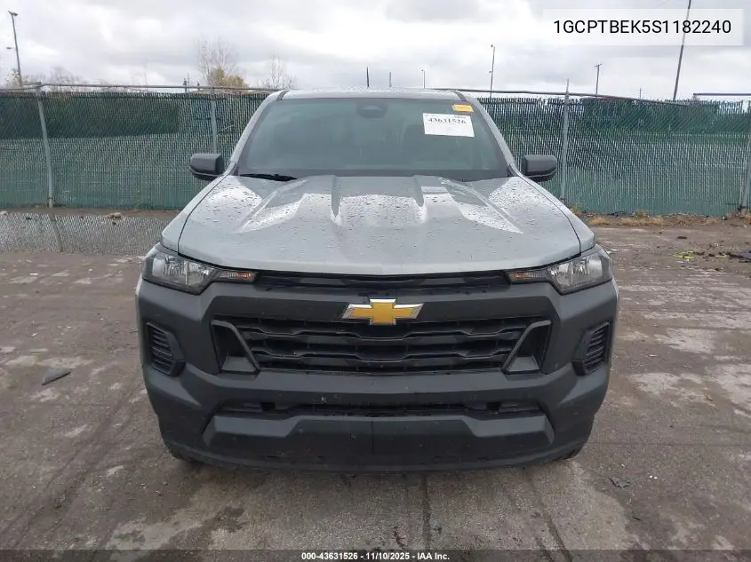 1GCPTBEK5S1182240 2025 Chevrolet Colorado 4Wd Wt