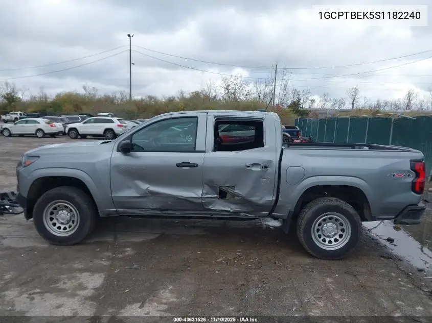 1GCPTBEK5S1182240 2025 Chevrolet Colorado 4Wd Wt