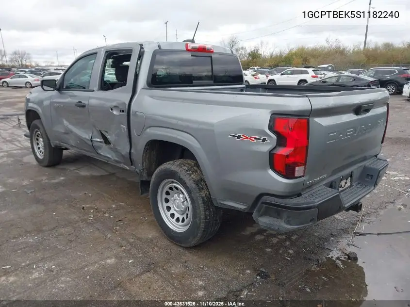 1GCPTBEK5S1182240 2025 Chevrolet Colorado 4Wd Wt
