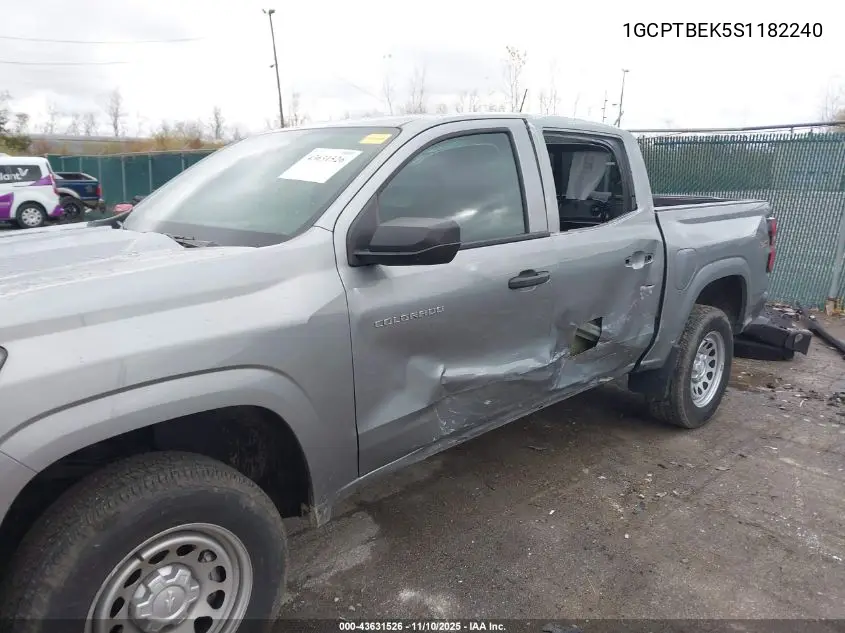 1GCPTBEK5S1182240 2025 Chevrolet Colorado 4Wd Wt