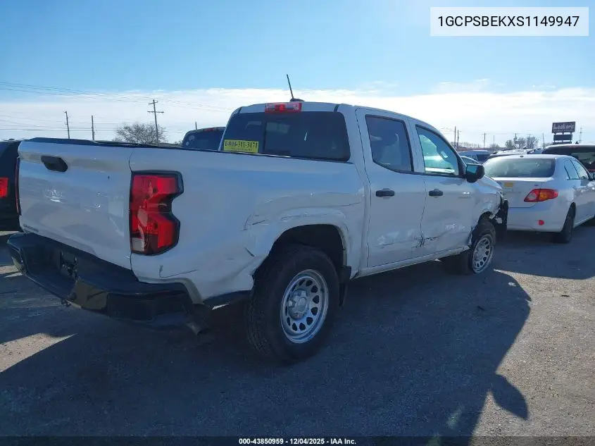 1GCPSBEKXS1149947 2025 Chevrolet Colorado 2Wd Wt