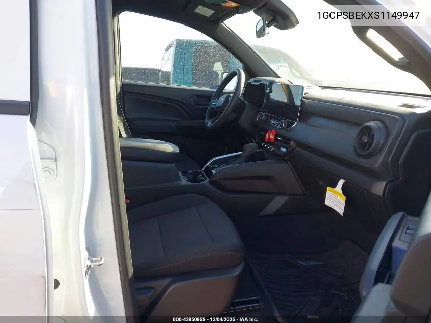 1GCPSBEKXS1149947 2025 Chevrolet Colorado 2Wd Wt