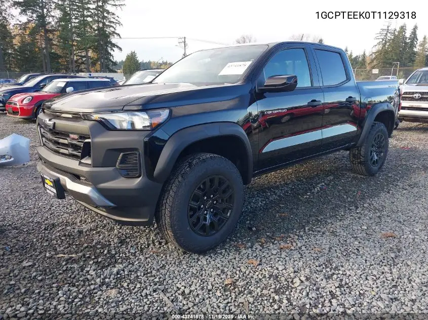 1GCPTEEK0T1129318 2026 Chevrolet Colorado Trail Boss, 4Wd