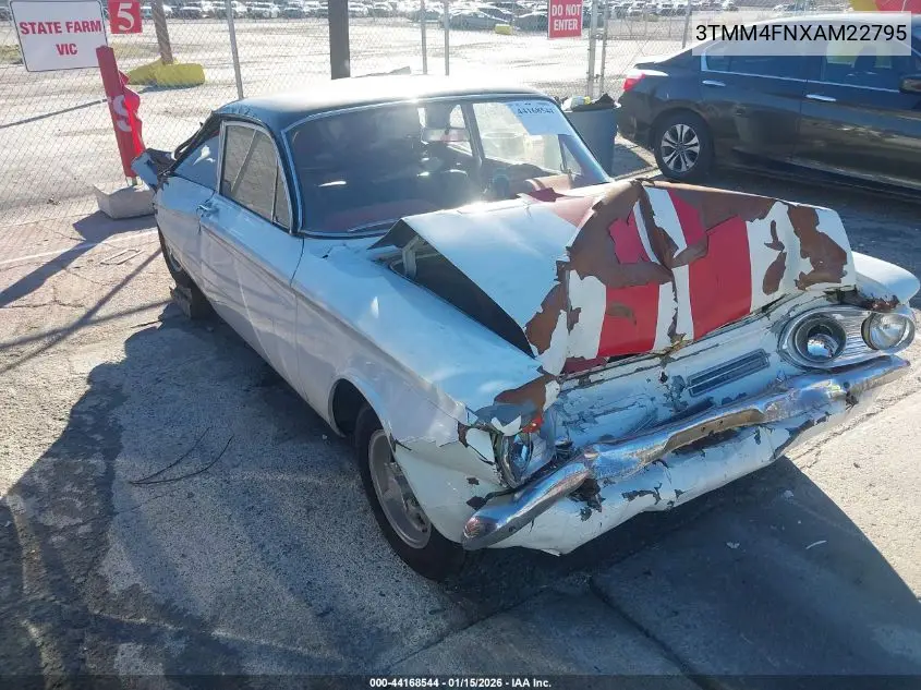 1961 Chevrolet Corvair VIN: 3TMM4FNXAM22795 Lot: 44168544