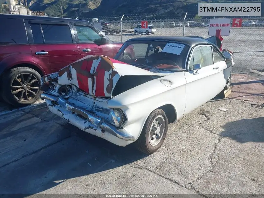 1961 Chevrolet Corvair VIN: 3TMM4FNXAM22795 Lot: 44168544