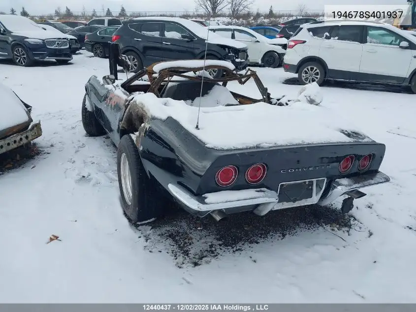 194678S401937 1968 Chevrolet Corvette