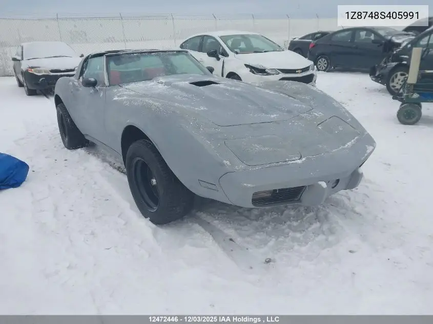1Z8748S405991 1978 Chevrolet Corvette