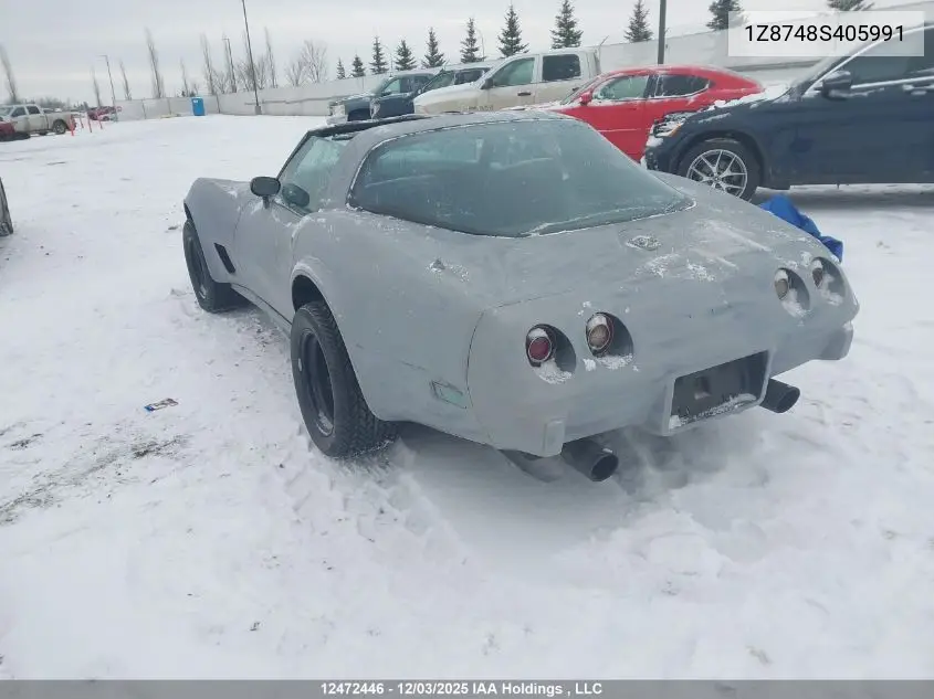 1Z8748S405991 1978 Chevrolet Corvette