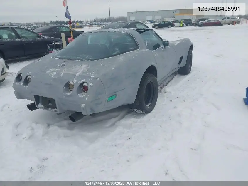 1Z8748S405991 1978 Chevrolet Corvette