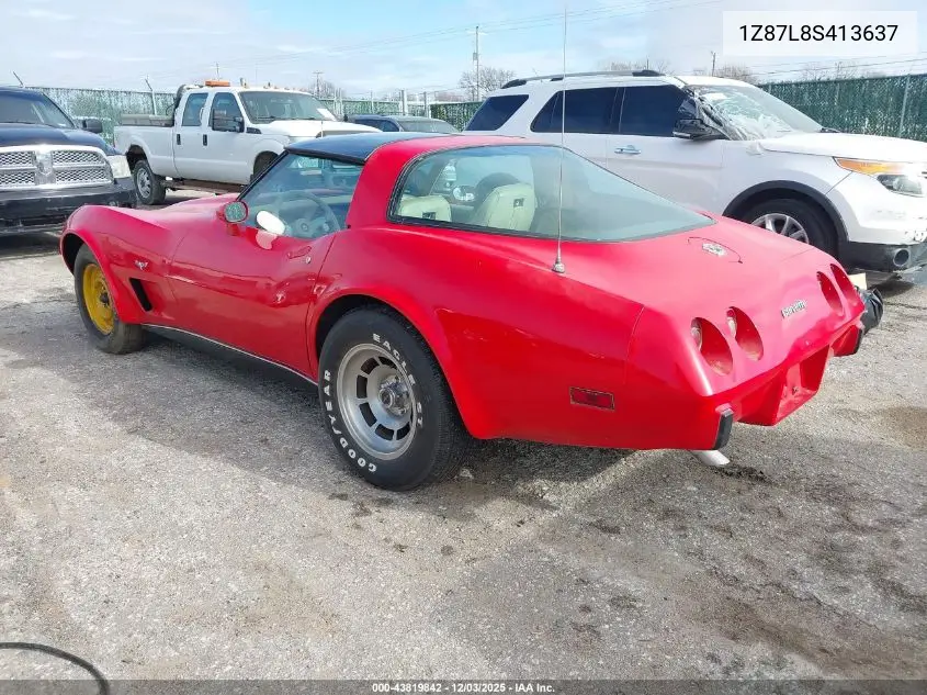 1Z87L8S413637 1978 Chevrolet Corvette